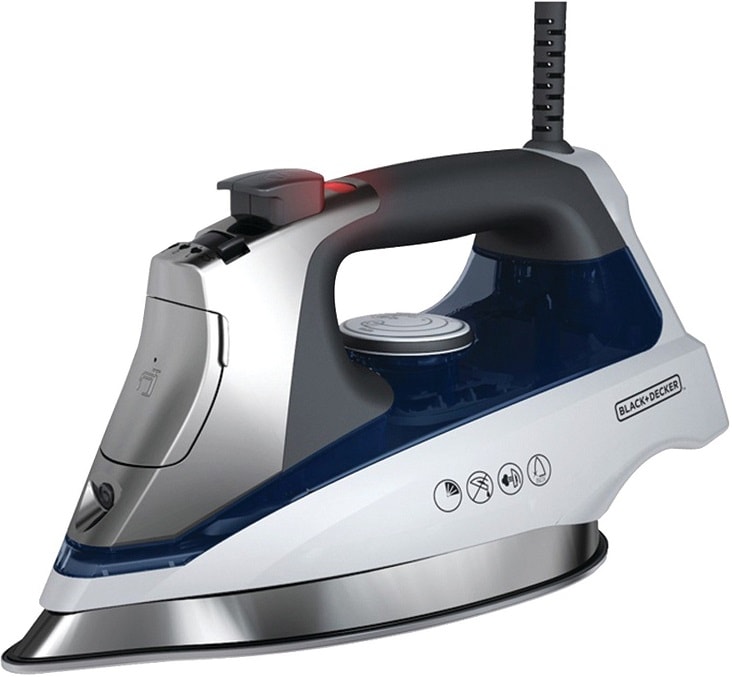 Black + Decker Heavyweight Classic Dry Iron Clothing Flat Iron Model F54