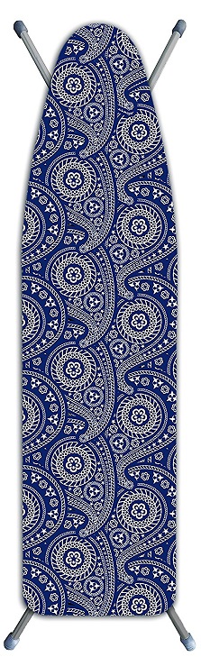 Laundry Solutions by Westex Deluxe Extra Thick Ironing Paisley Board Cover, Blue