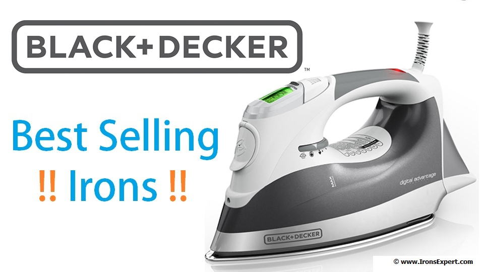 Black + Decker Heavyweight Classic Dry Iron Clothing Flat Iron Model F54