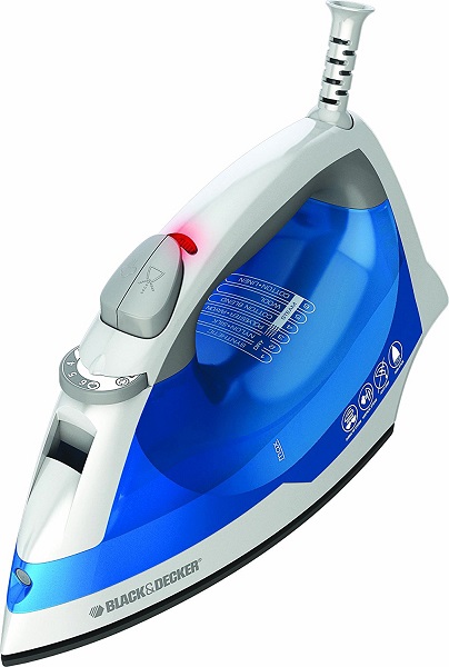 BLACK+DECKER Easy Steam Compact Iron, Blue, IR03V 