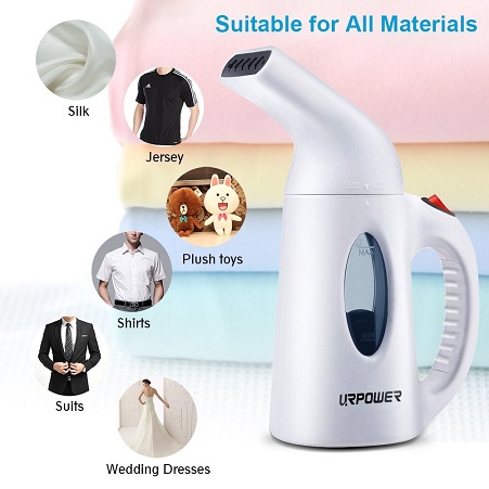 urpower garment steamer fabric types