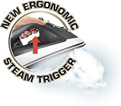 T-fal FV2640U0 ergonomic steam trigger