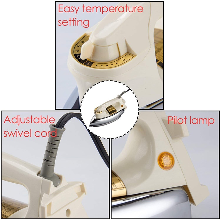 WASING Classic Dry Iron settings-min