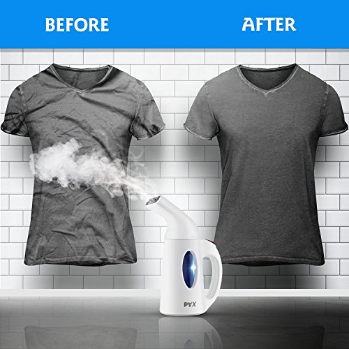 pax h-106 handheld garment steamer before after