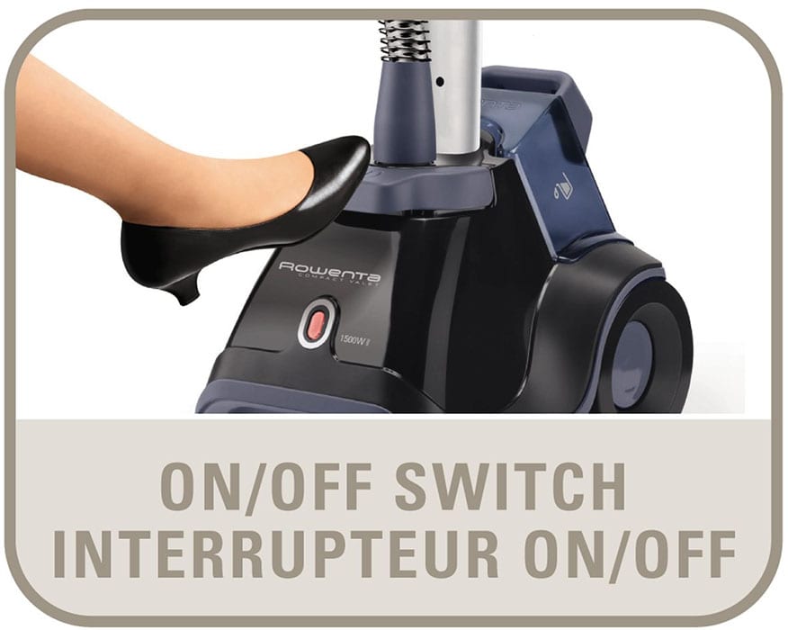 Rowenta IS6200 Compact Valet on off switch-min