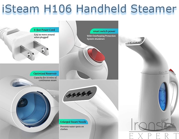 iSteam Steamer for Clothes H106 review article thumbnail-min